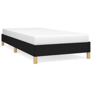 vidaXL Bed Frame Black 100×200 cm Fabric