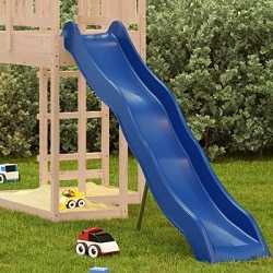 vidaXL Play Slide Blue 210×40 cm Polypropylene