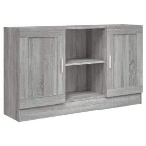 vidaXL Sideboard Grey Sonoma 120×30.5×70 cm Engineered Wood