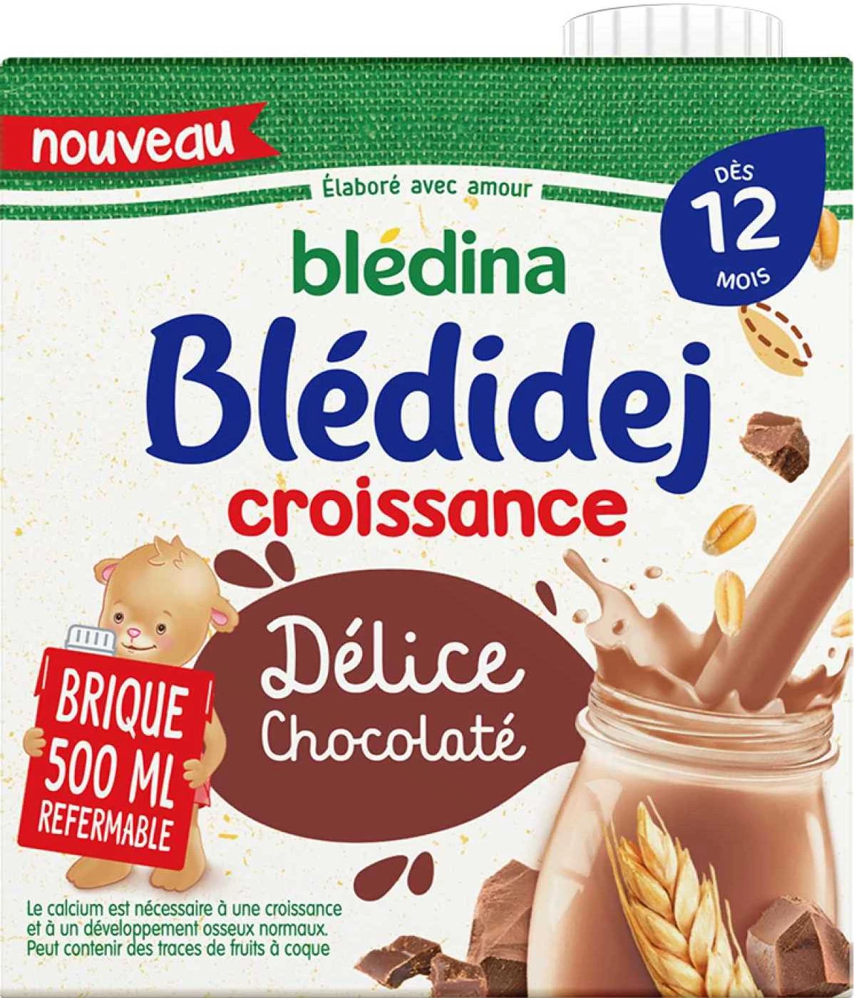 Blédidej Délice Biscuité Choco BLEDINA - boisson lactée pour petit déjeuner bébé