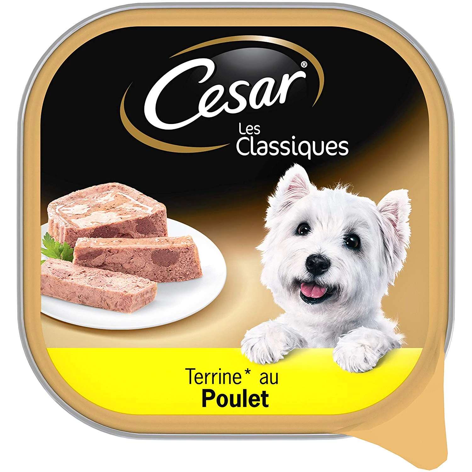 Pâtée pour chien au poulet en barquette – repas complet et digeste