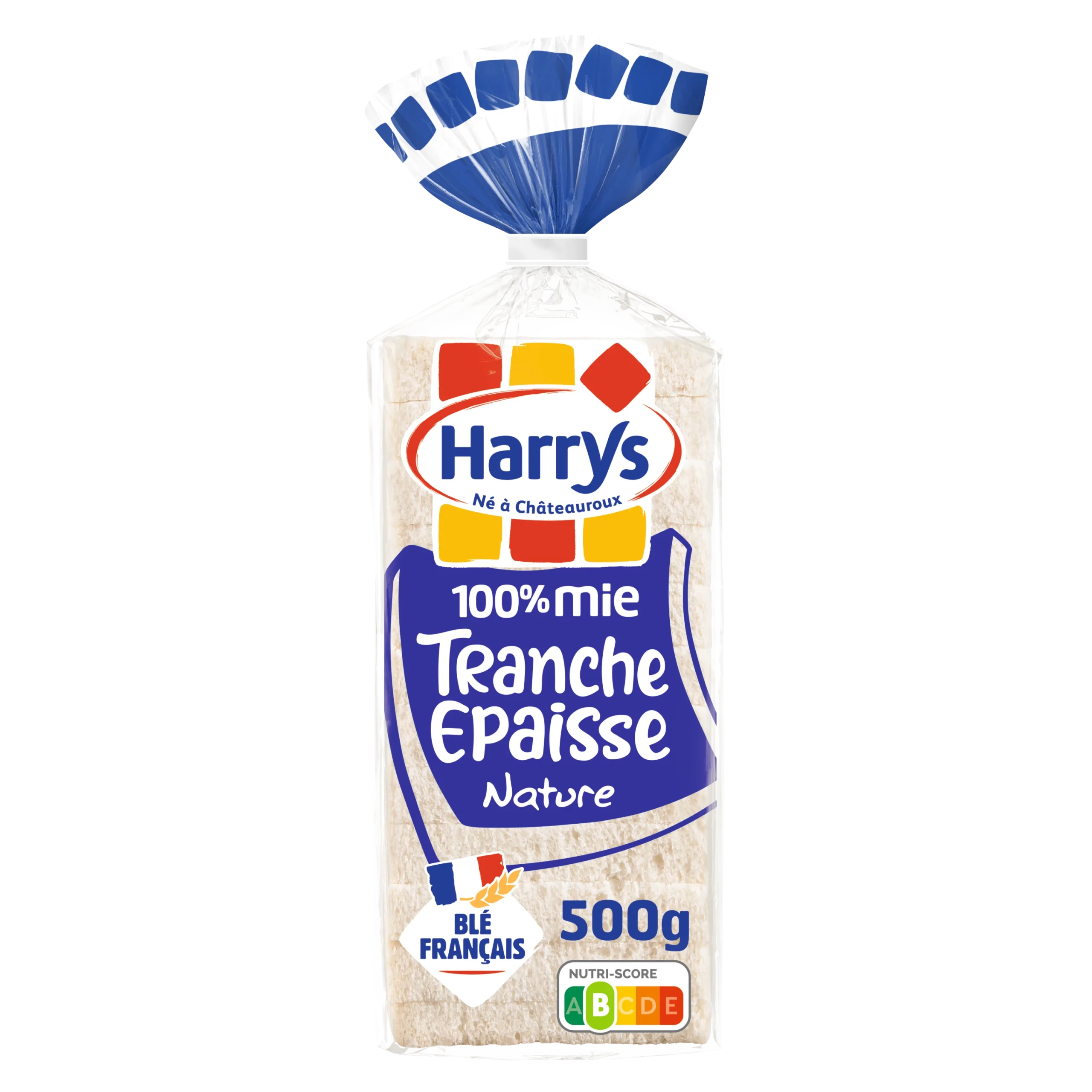 Pain de mie sans croûte nature