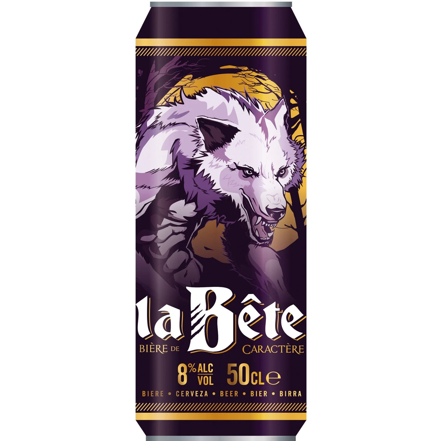 Bouteille de bière La Bête 50cl pas chère – bière ambrée artisanale à 8°