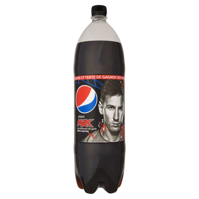 Bouteille de 2L de soda gazeuse zéro PEPSI