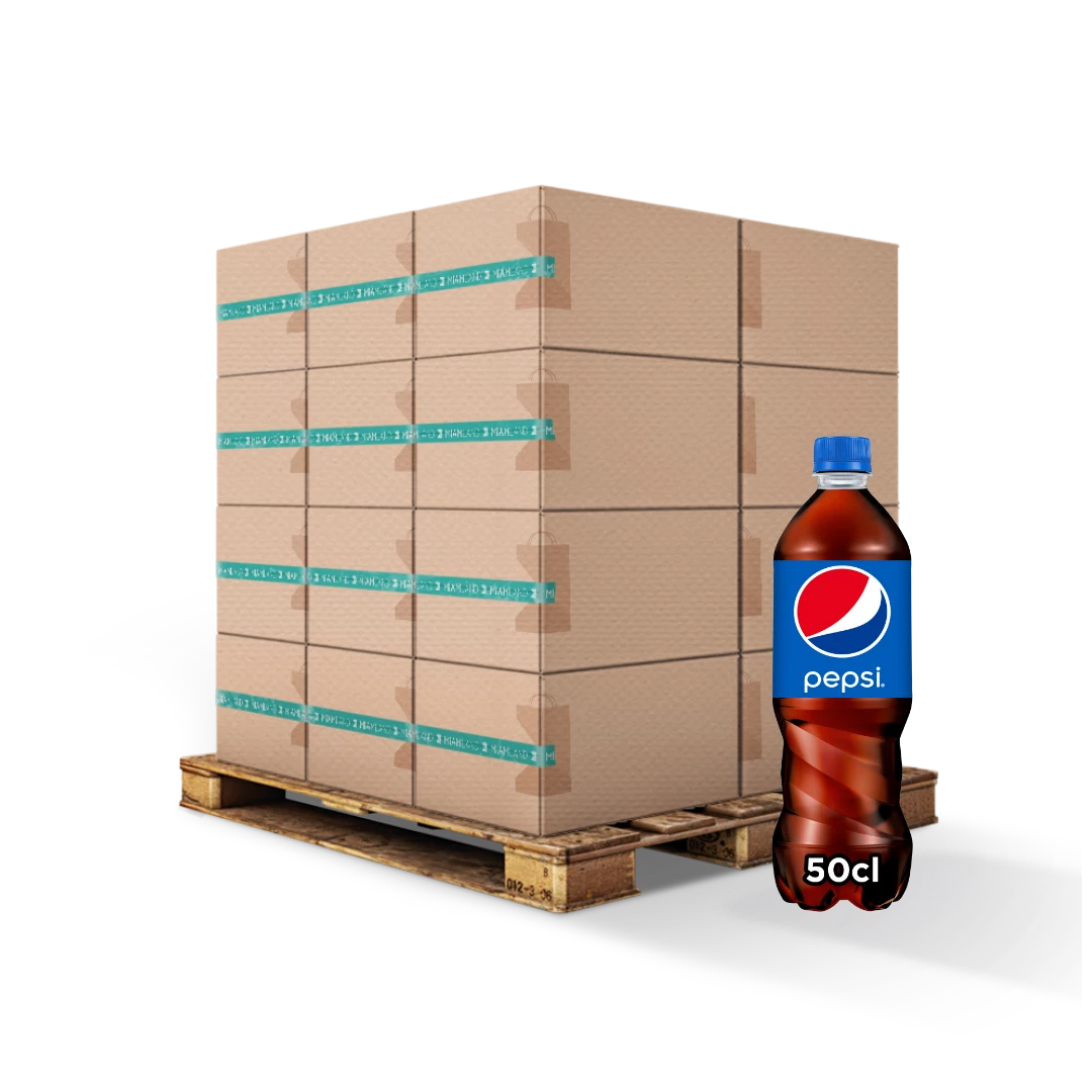 Pack de 12 bouteilles de 50cl de soda regular PEPSI