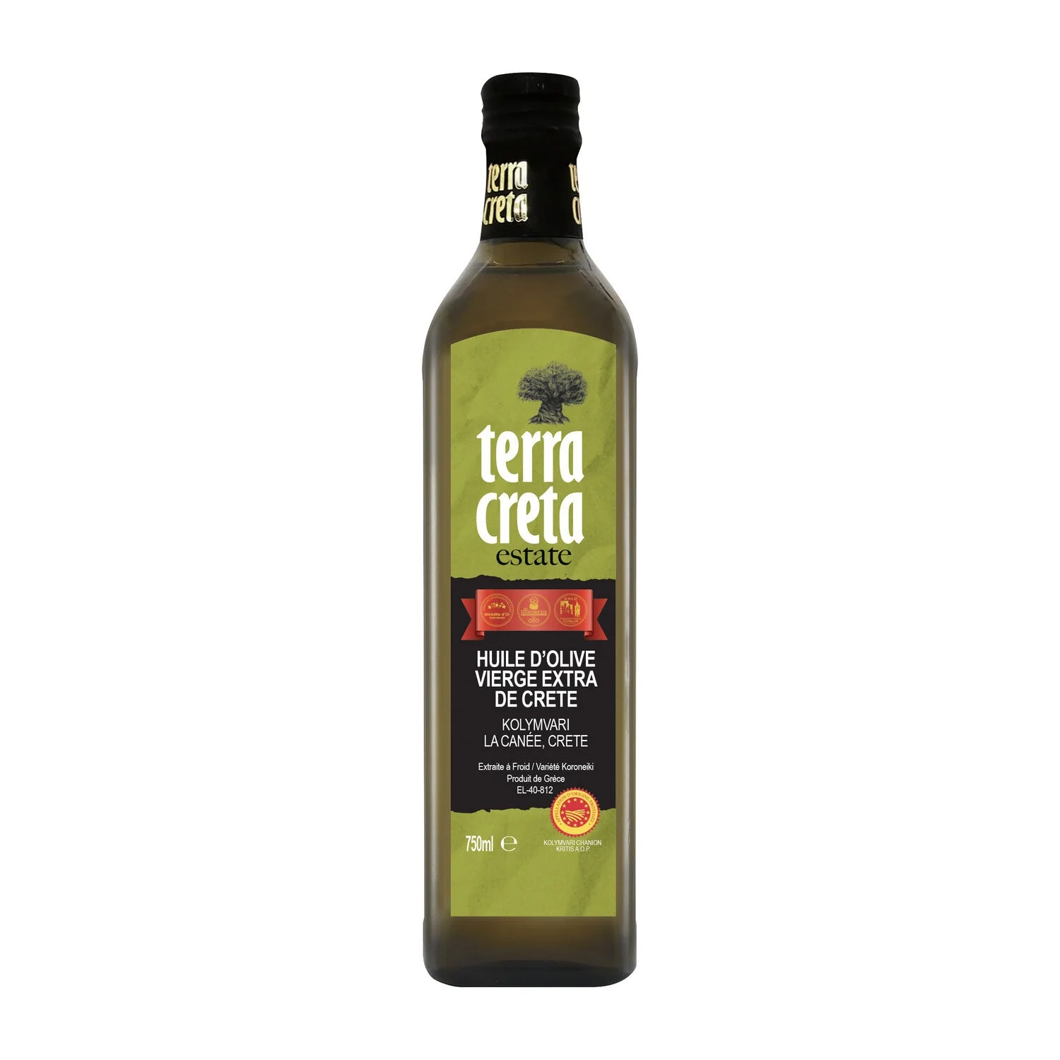 Huile d'olive vierge extra 75cl Terra Creta