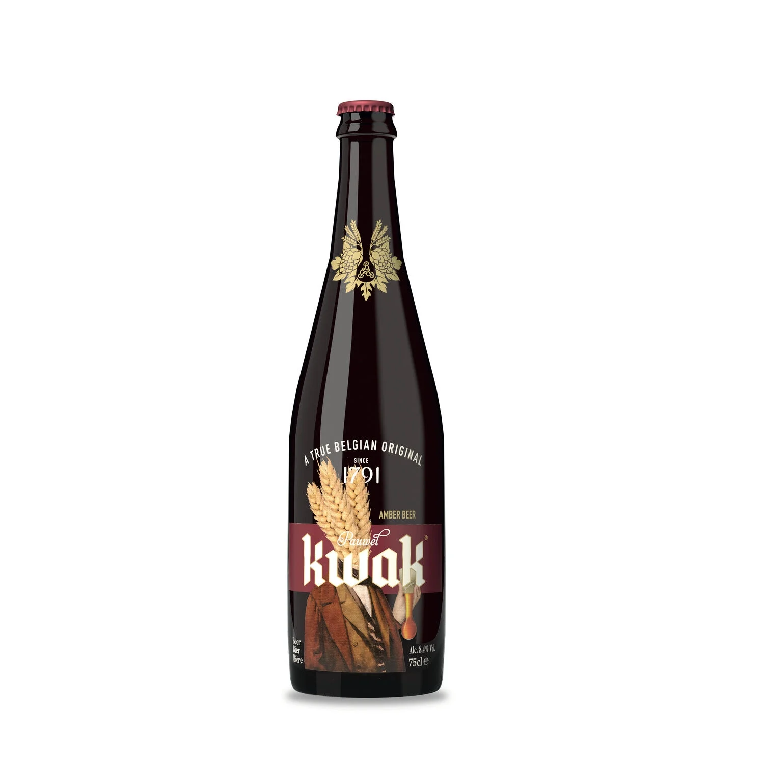 Bouteille de bière Kwak 75cl ambrée 8