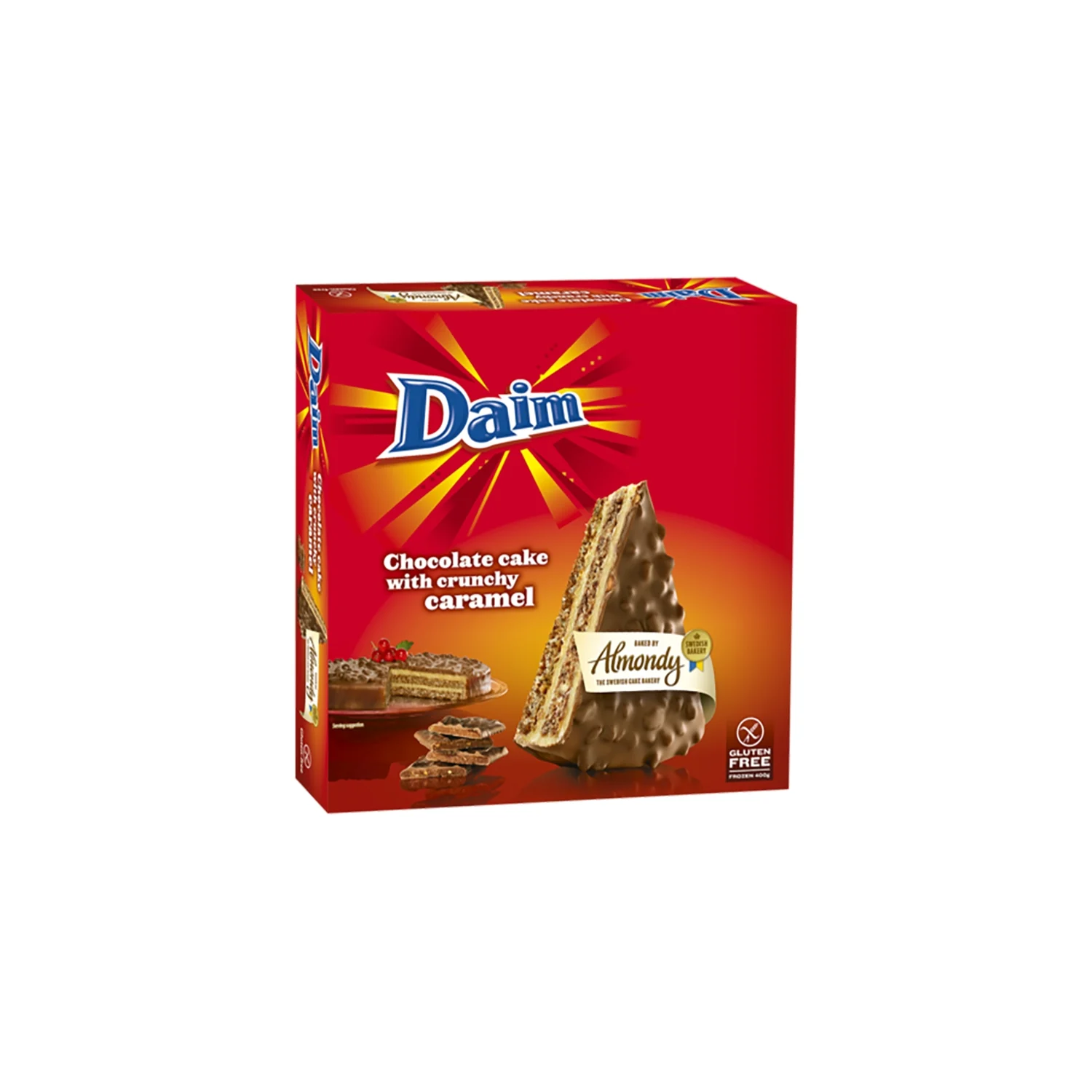 Tarte au Daim en gros plan sur une assiette