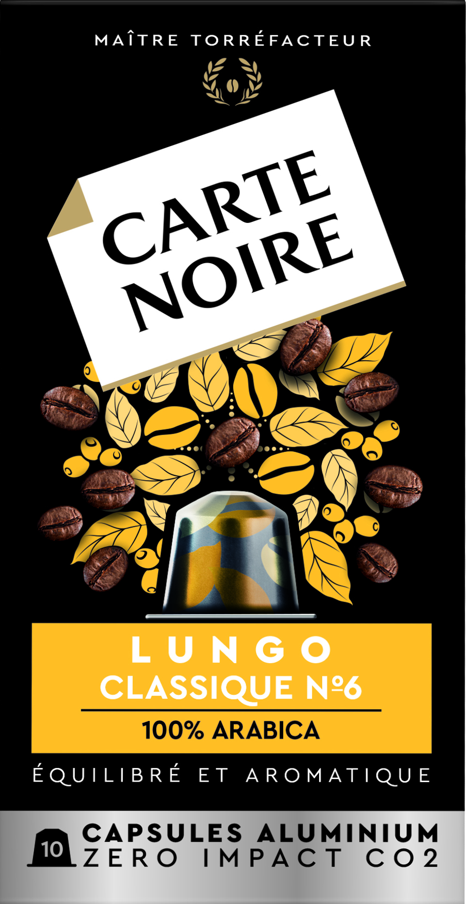 Capsules café Lungo