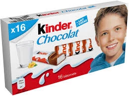 Tablette Chocolat au Lait KINDER 200g – tablette de chocolat fondant au lait