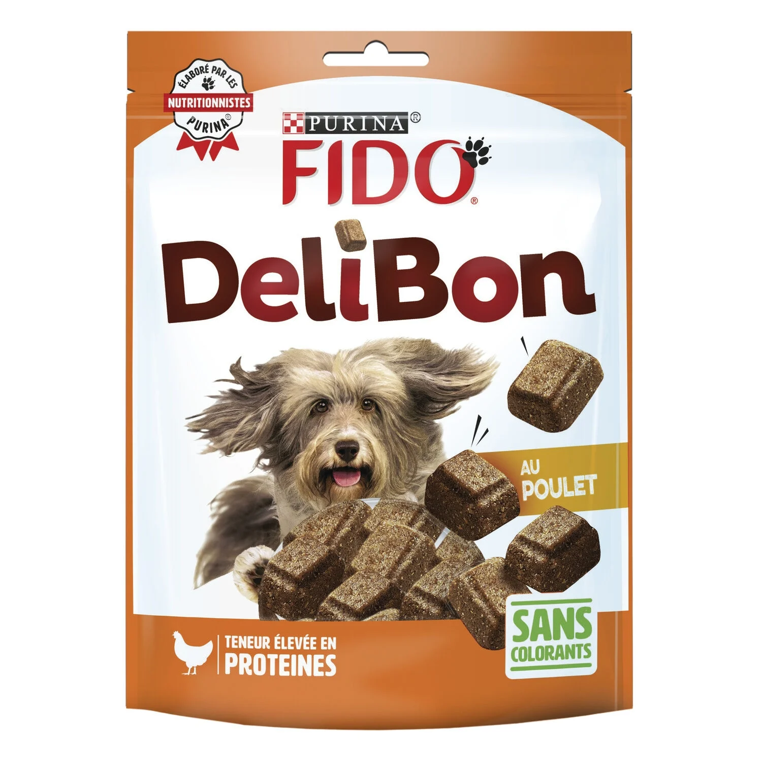 Friandises pour chien au poulet Purina – sachet de friandises savoureuses pour chiens
