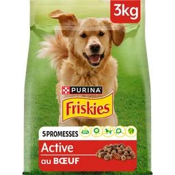 Croquettes chien adulte bœuf – sac d’aliment complet et équilibré