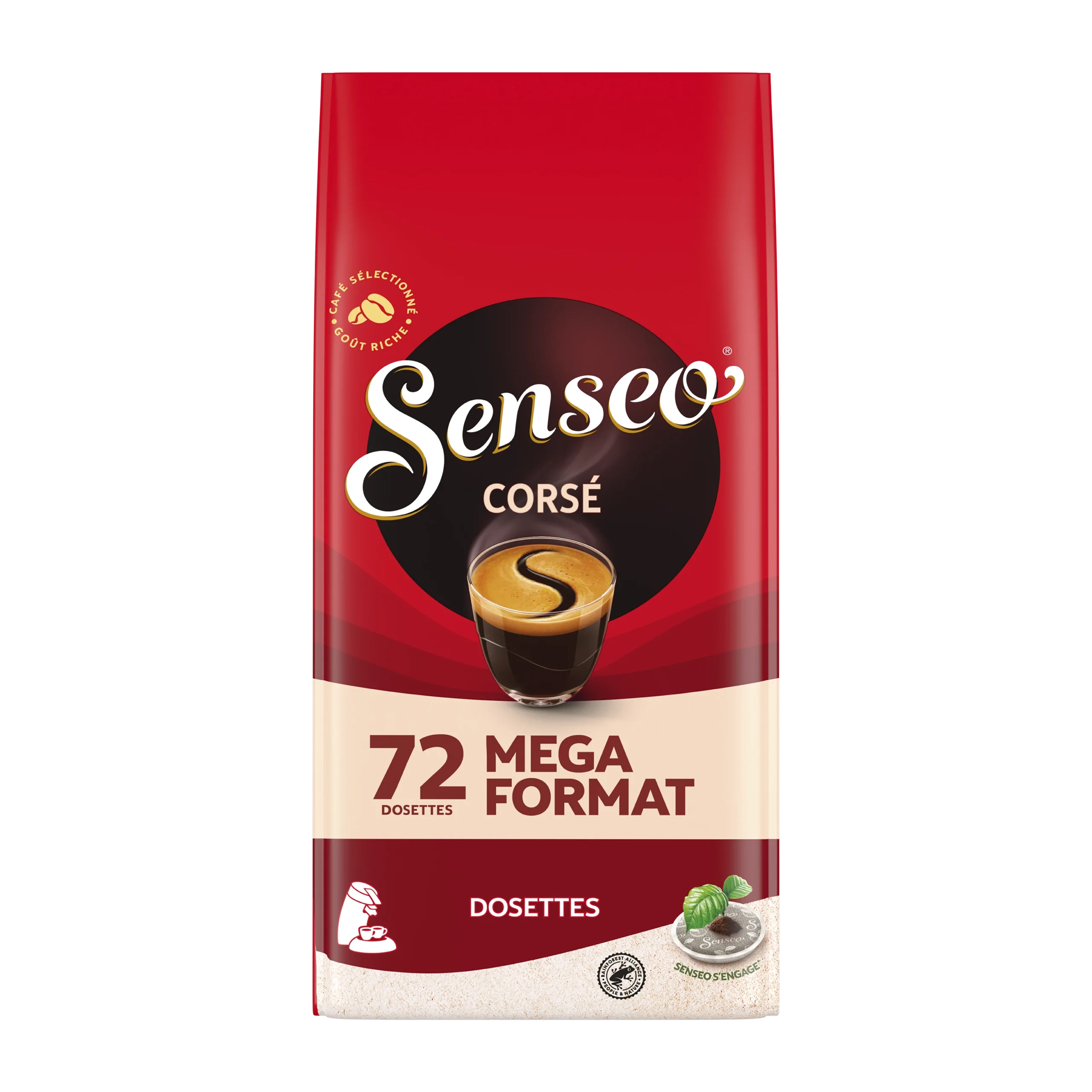 Dosettes café corsé