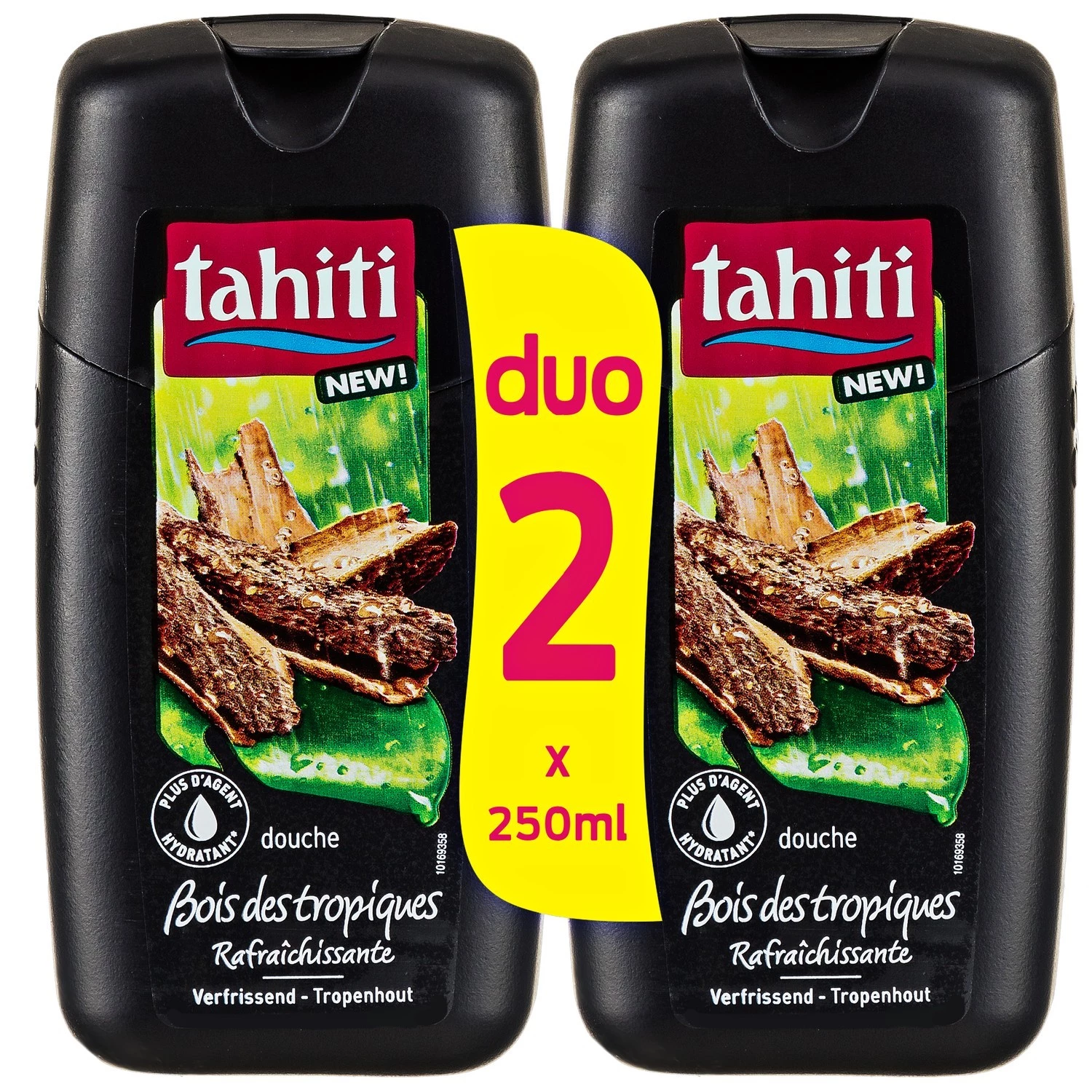Flacon de 250ml de gel douche Tahiti parfum Bois des Tropiques