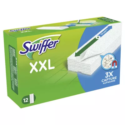 Swiffer Dry Maxi X12 – Lingettes Dépoussiérantes
