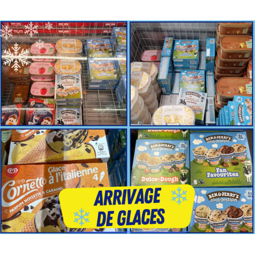 ARRIVAGE GLACES – Gamme Variée