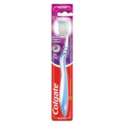 COLGATE – Brosse à dents Zig Zag Médium