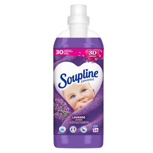 SOUPLINE - adoucissant lavande 45 lavages